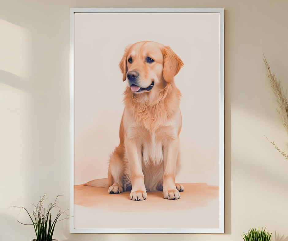 Timeless Pet Portrait – Digital Custom Artwork