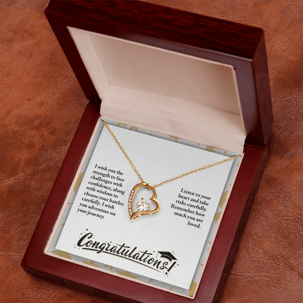 Forever Love Necklace – Meaningful Gift with 14k or 18k Finish