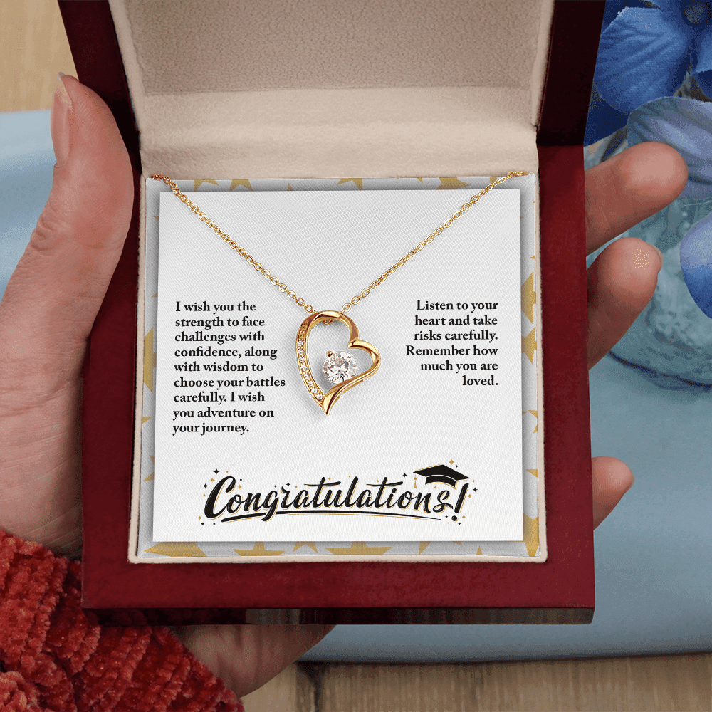 Forever Love Necklace – Meaningful Gift with 14k or 18k Finish