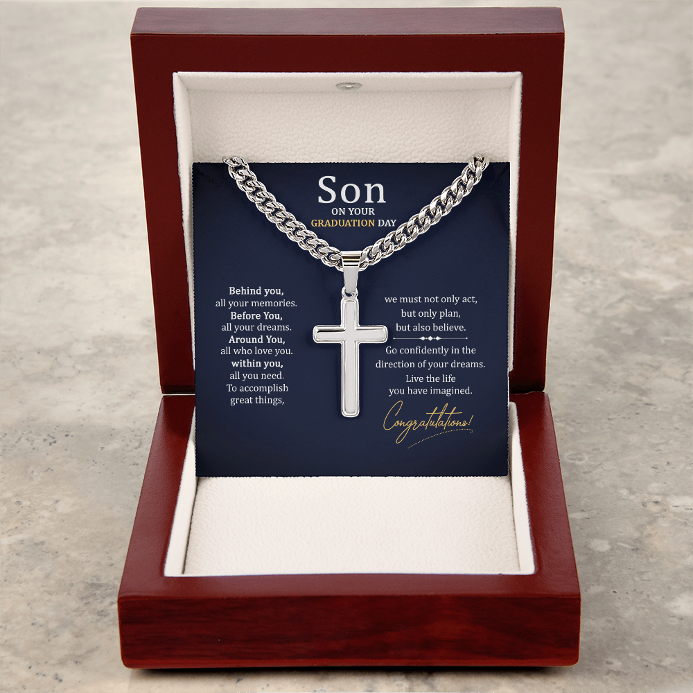 Artisan Cross Necklace - Live The Life You Have Imagined