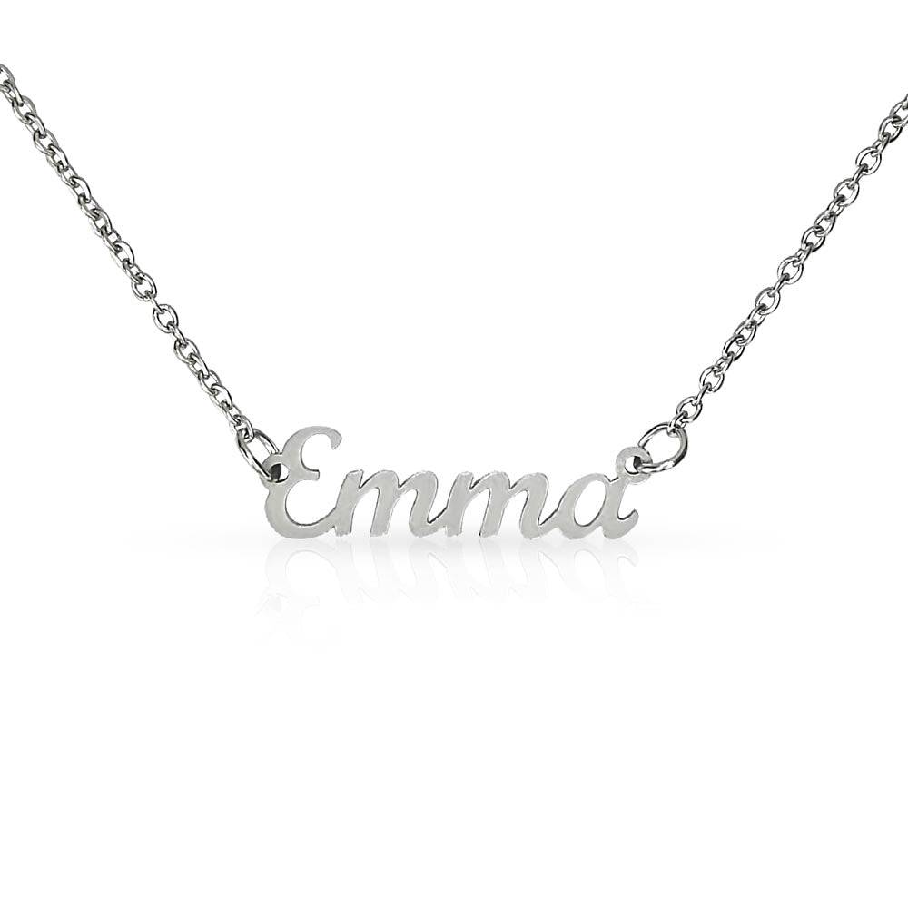 Custom Name Necklace – Personalized Jewelry with Elegant Box Options