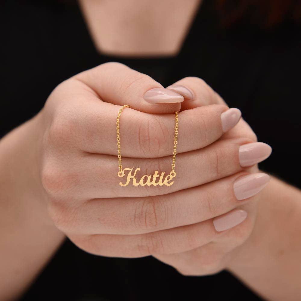 Custom Name Necklace – Personalized Jewelry with Elegant Box Options