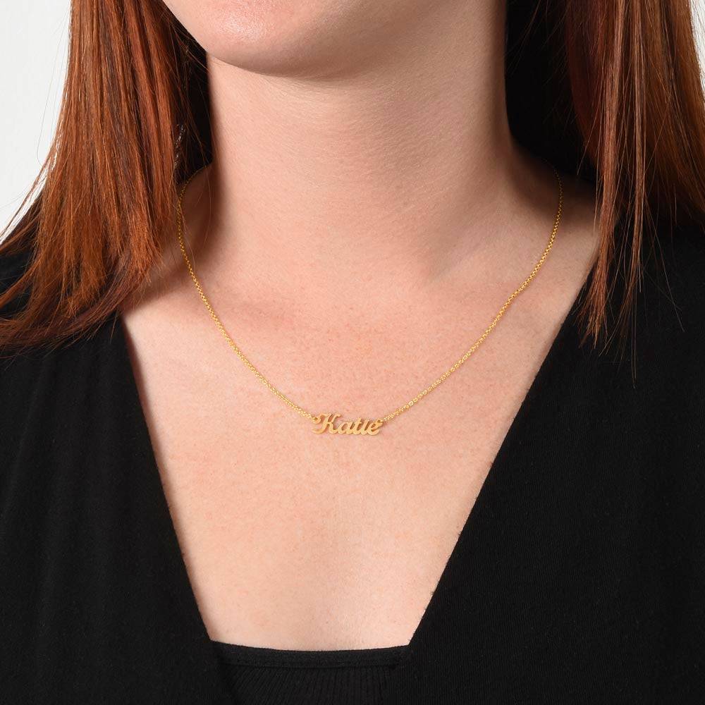 Custom Name Necklace – Personalized Jewelry with Elegant Box Options