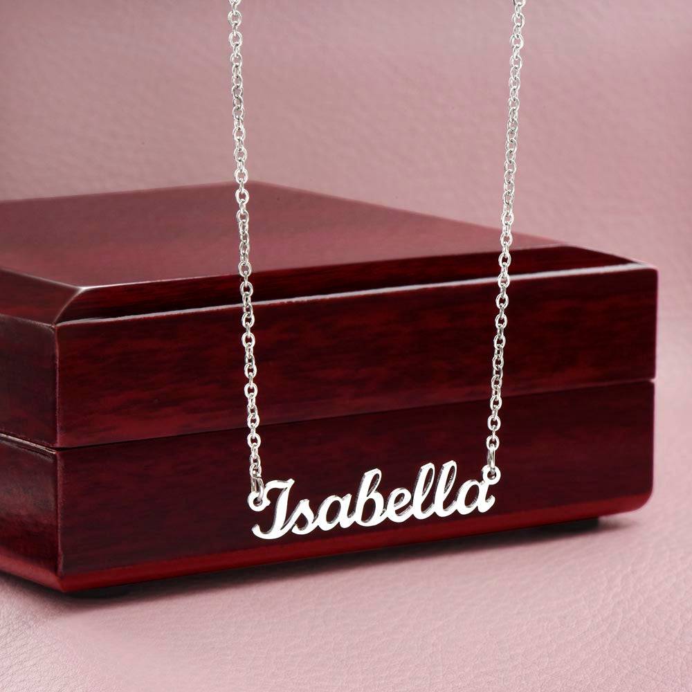 Custom Name Necklace – Personalized Jewelry with Elegant Box Options