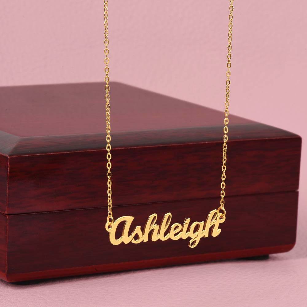 Custom Name Necklace – Personalized Jewelry with Elegant Box Options