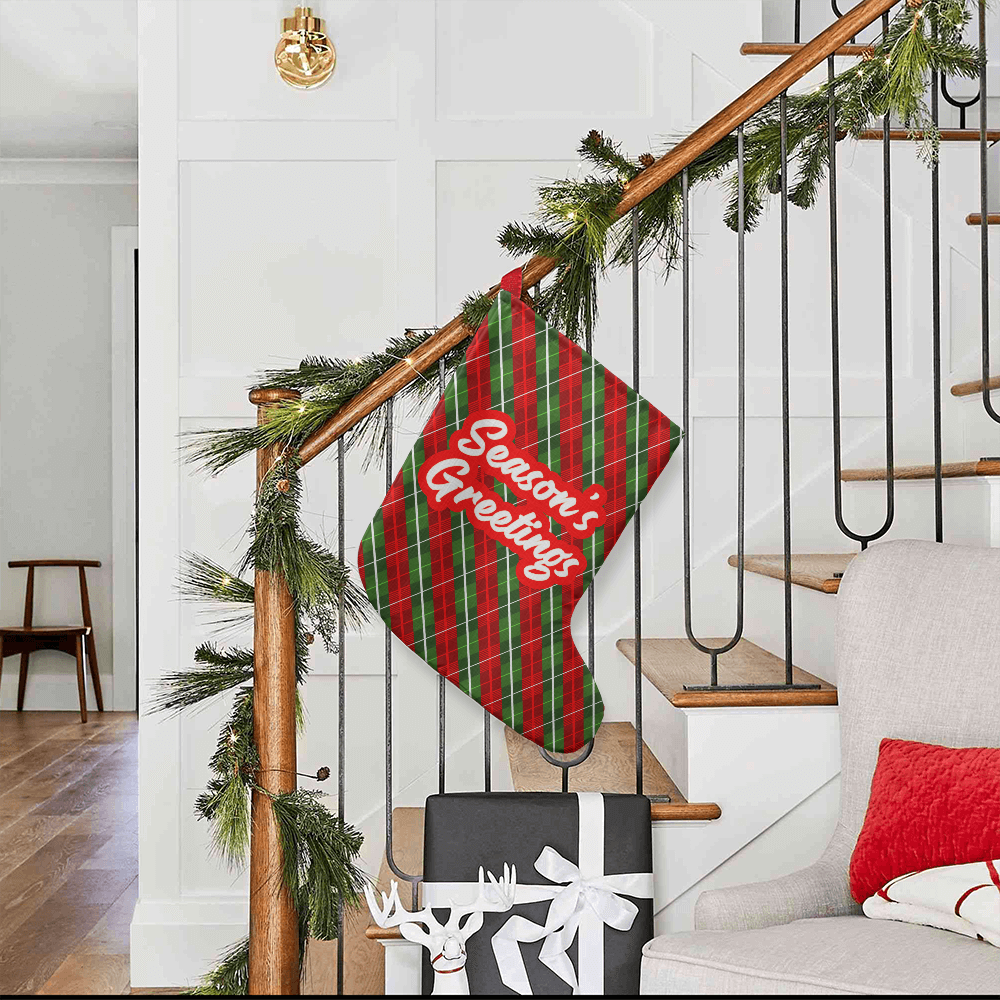 Giant Holiday Stocking - Season's Greetings