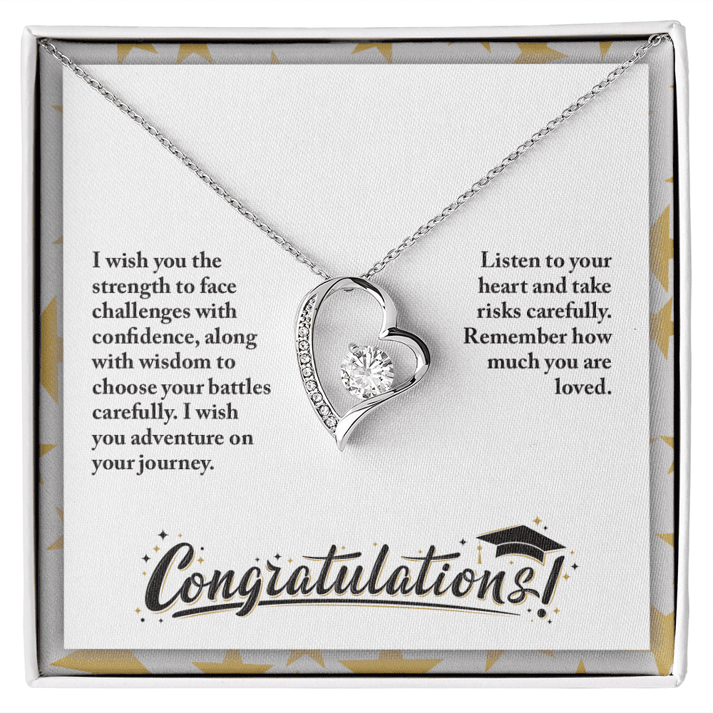 Forever Love Necklace – Meaningful Gift with 14k or 18k Finish