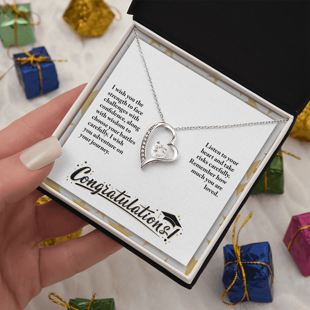 Forever Love Necklace – Meaningful Gift with 14k or 18k Finish