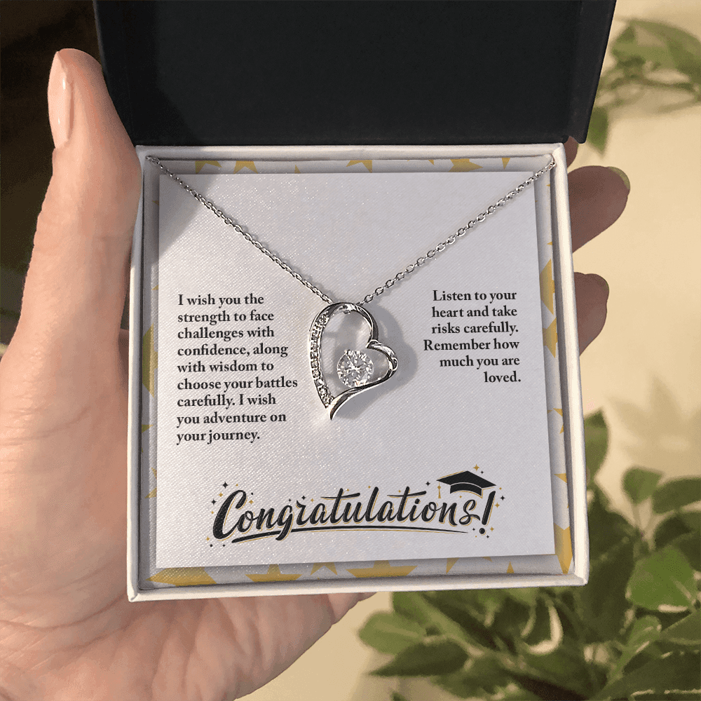Forever Love Necklace – Meaningful Gift with 14k or 18k Finish