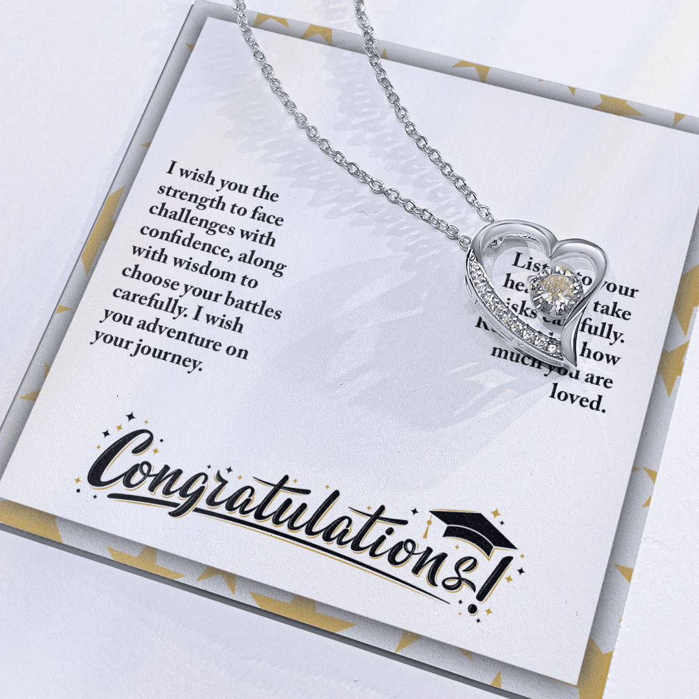 Forever Love Necklace – Meaningful Gift with 14k or 18k Finish