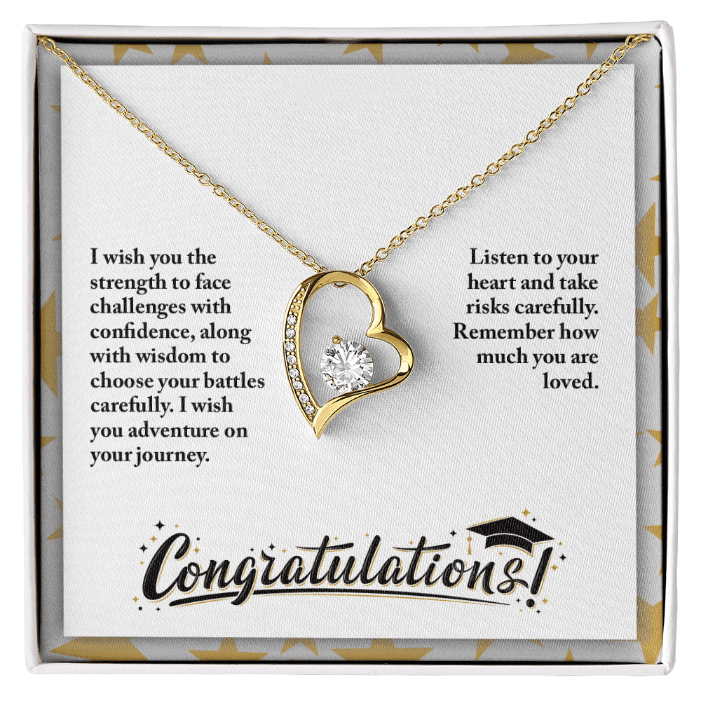 Forever Love Necklace – Meaningful Gift with 14k or 18k Finish