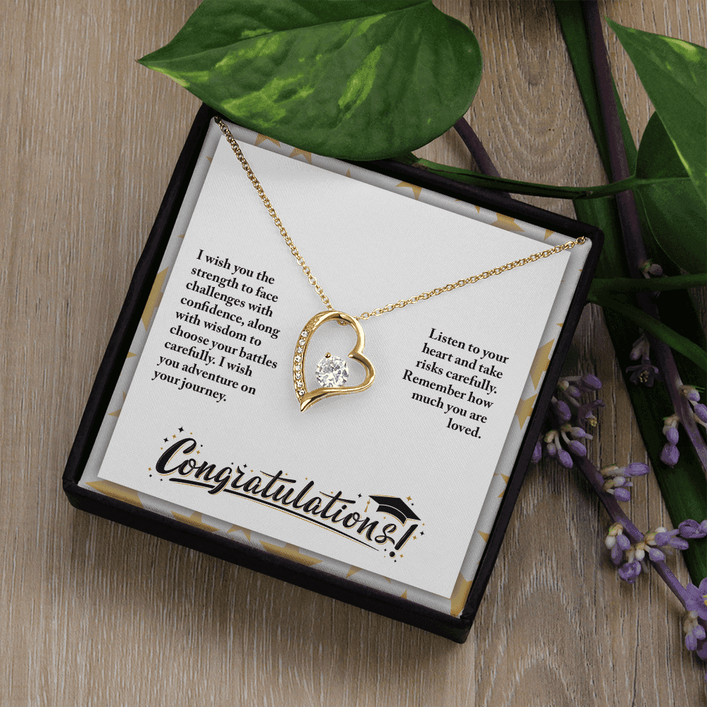 Forever Love Necklace – Meaningful Gift with 14k or 18k Finish