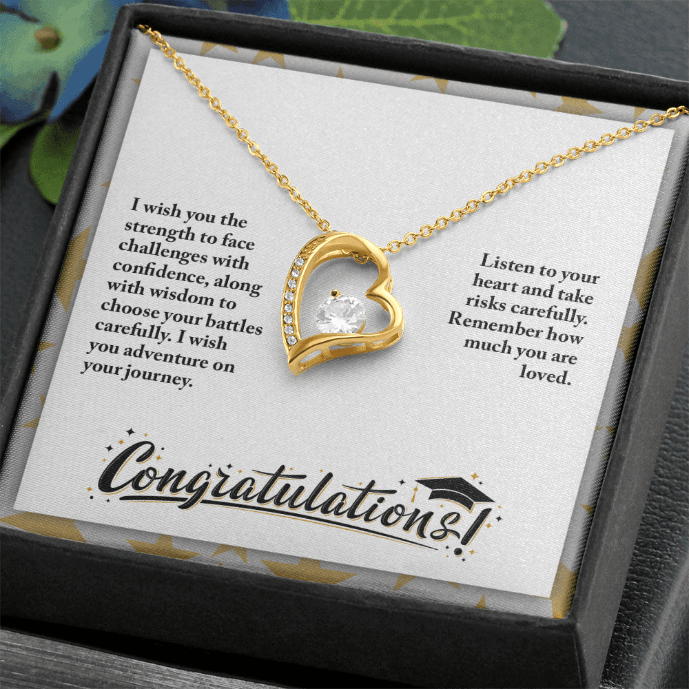 Forever Love Necklace – Meaningful Gift with 14k or 18k Finish