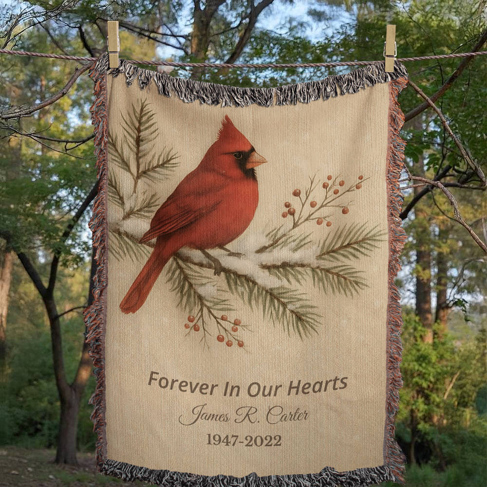 Artwork Heirloom Woven Blanket (Portrait)
