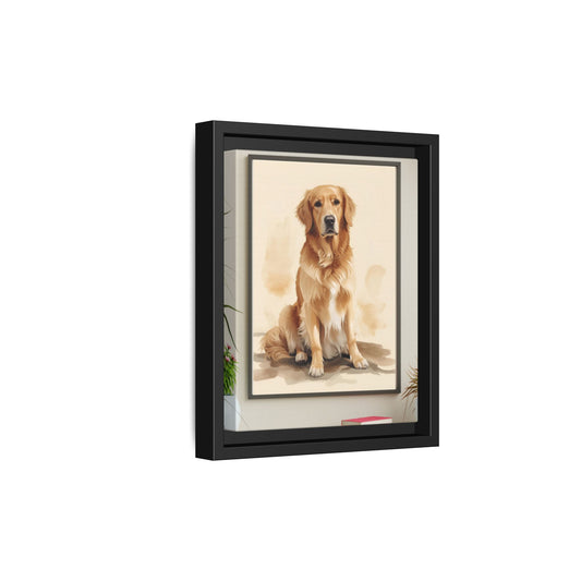 Add-On: Framed Canvas Print – For Your Custom Pet Portrait