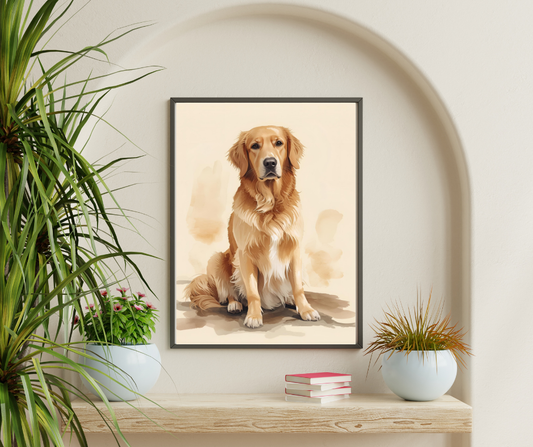 Timeless Pet Portrait – Digital Custom Artwork