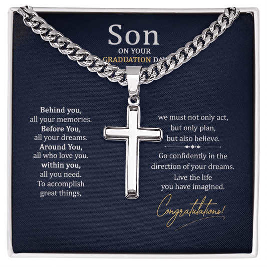 Artisan Cross Necklace - Live The Life You Have Imagined