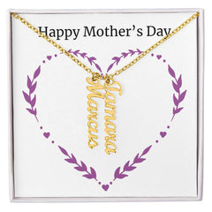 Multi Name Necklace - Happy Mother's Day