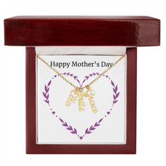 Multi Name Necklace - Happy Mother's Day