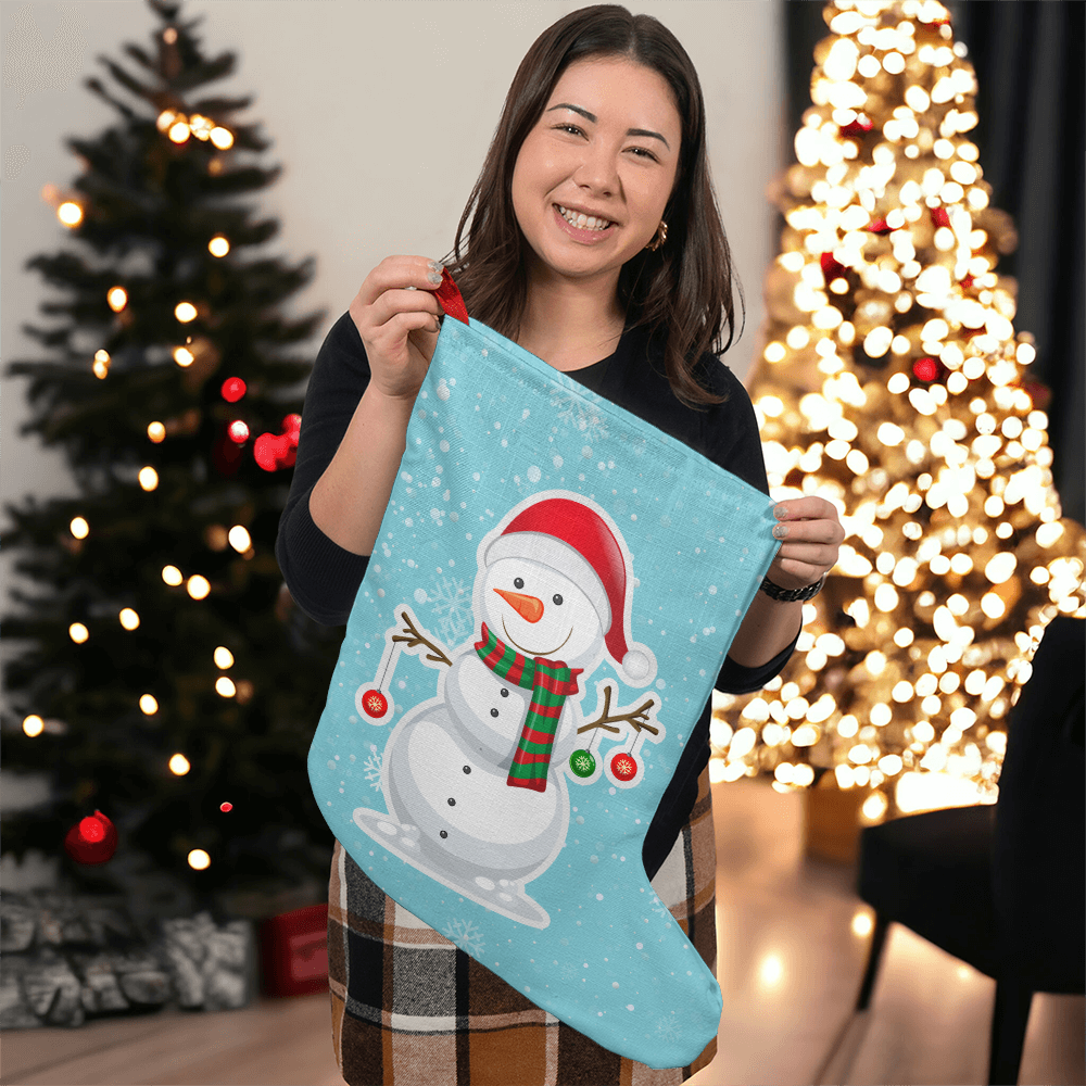 Giant Holiday Stocking - Snowman