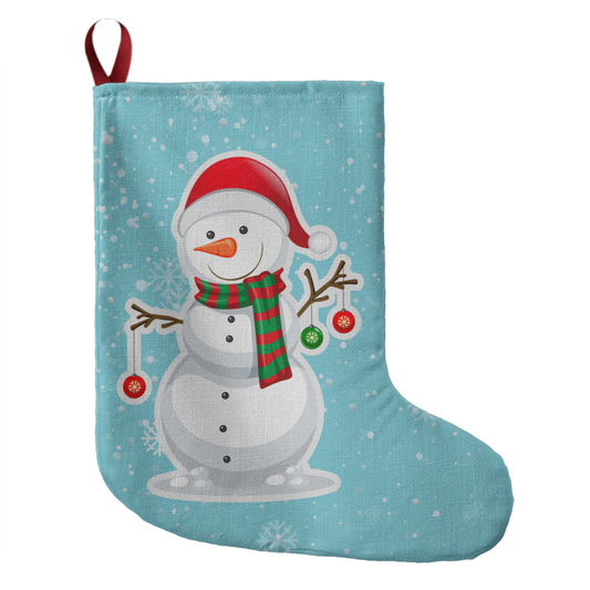 Giant Holiday Stocking - Snowman