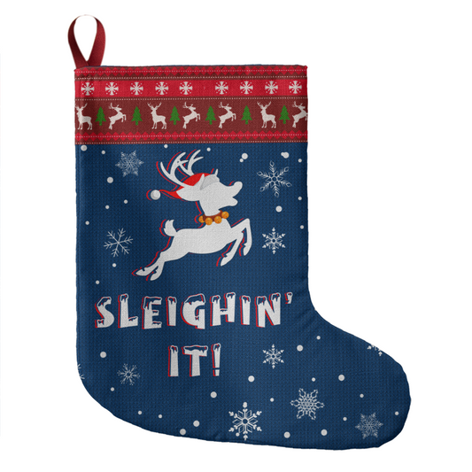 Giant Holiday Stocking - Sleighin' It