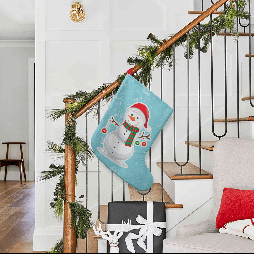 Giant Holiday Stocking - Snowman