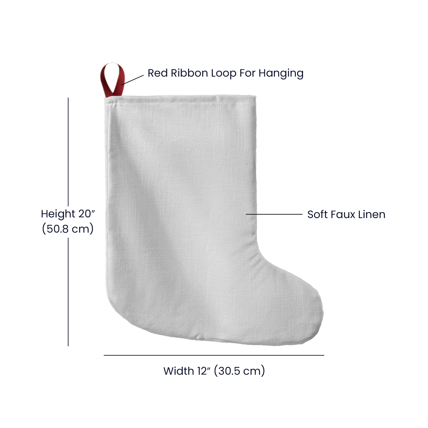 Giant Holiday Stocking - Snowman