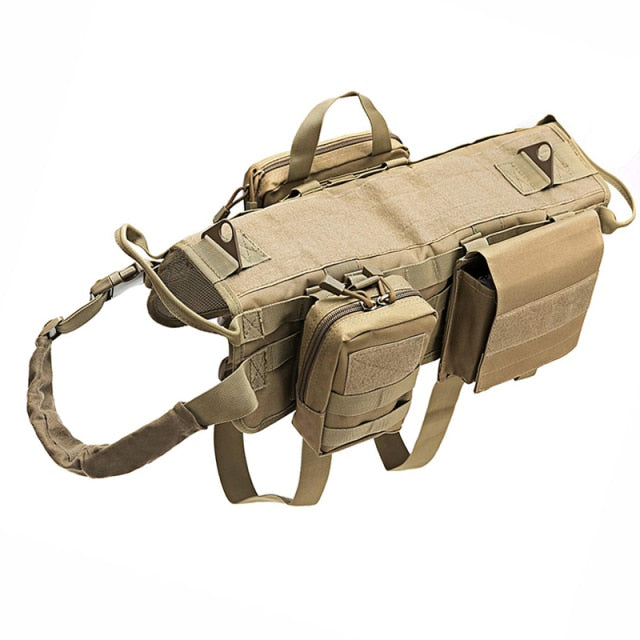 Tactical Military Dog Harness – No-Pull Adjustable Vest with Handle